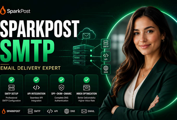 setup sparkpost SMTP sparkpost email delivery sparkpost API